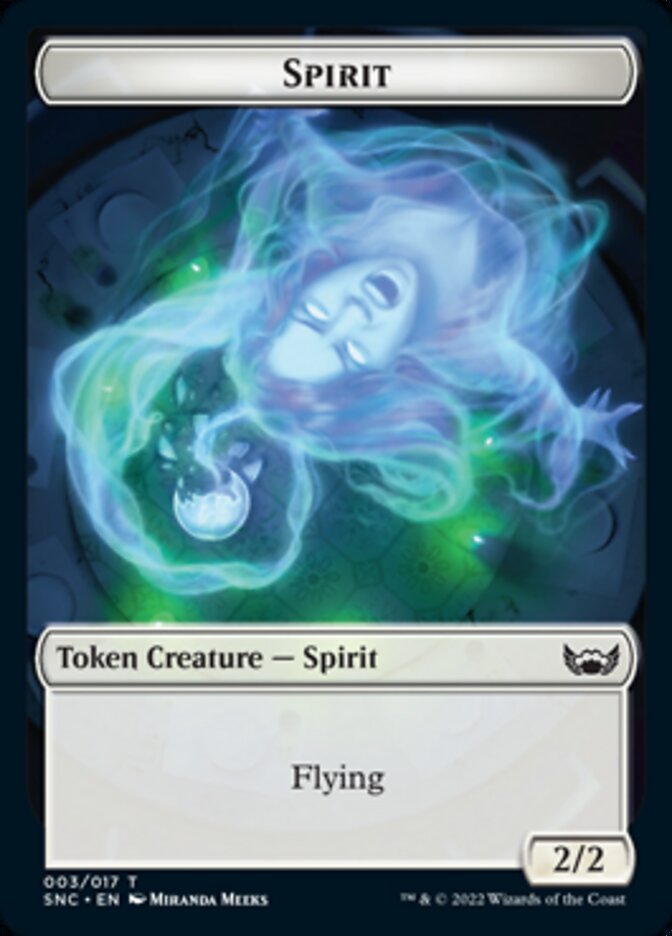 Fish // Spirit Double-Sided Token [Streets of New Capenna Tokens] - Magic: The Gathering - Card Brawlers | Quebec | Canada |