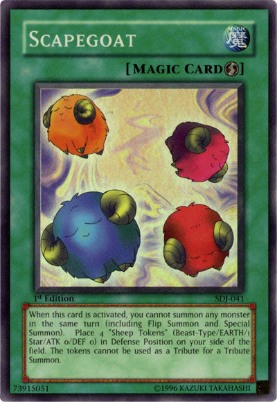 Scapegoat [SDJ-041] Super Rare - Yu-Gi-Oh! - Card Brawlers | Quebec | Canada |