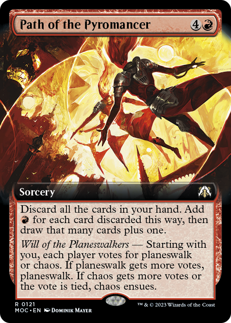 Path of the Pyromancer (Extended Art) [March of the Machine Commander] - Magic: The Gathering - Card Brawlers | Quebec | Canada |
