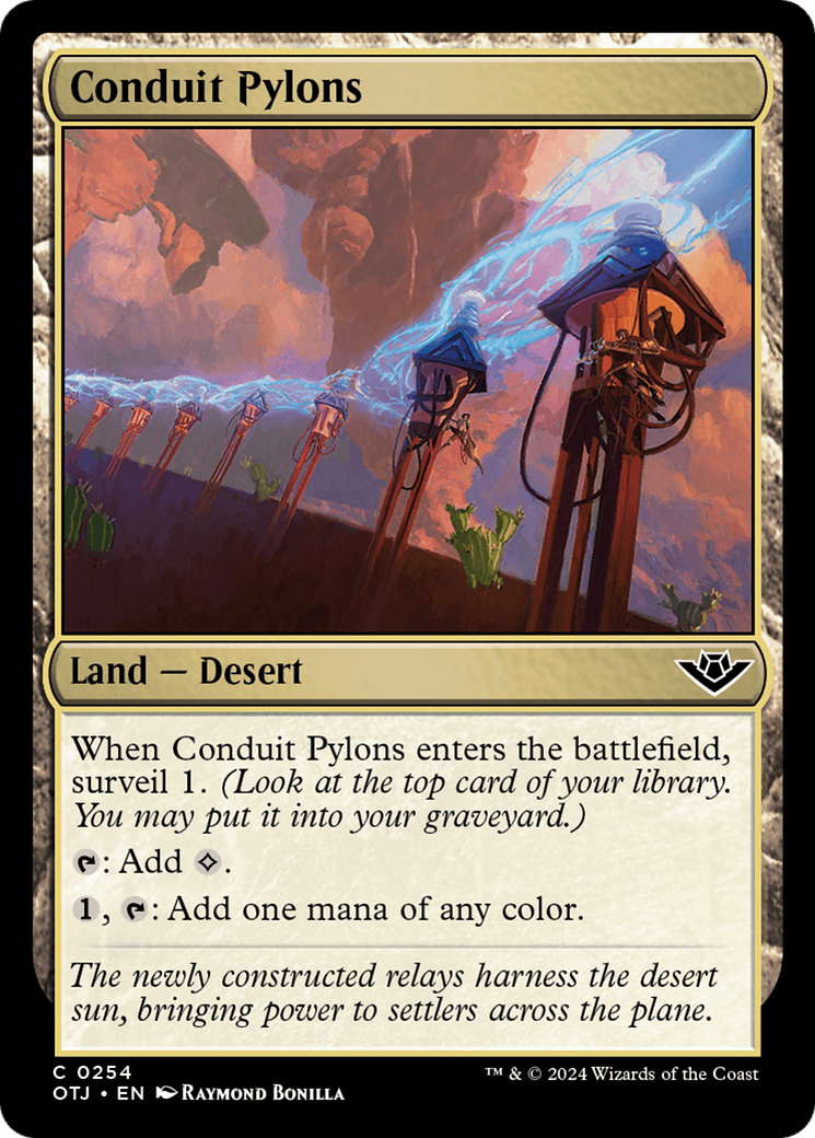 Conduit Pylons [Outlaws of Thunder Junction] - Magic: The Gathering - Card Brawlers | Quebec | Canada |