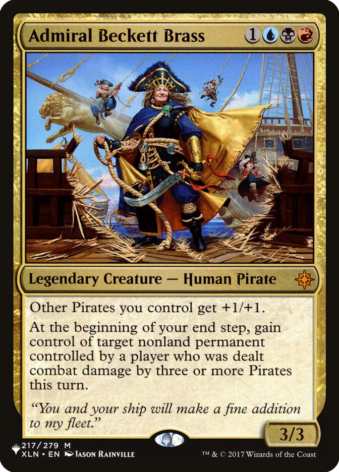 Admiral Beckett Brass [The List] - Magic: The Gathering - Card Brawlers | Quebec | Canada |