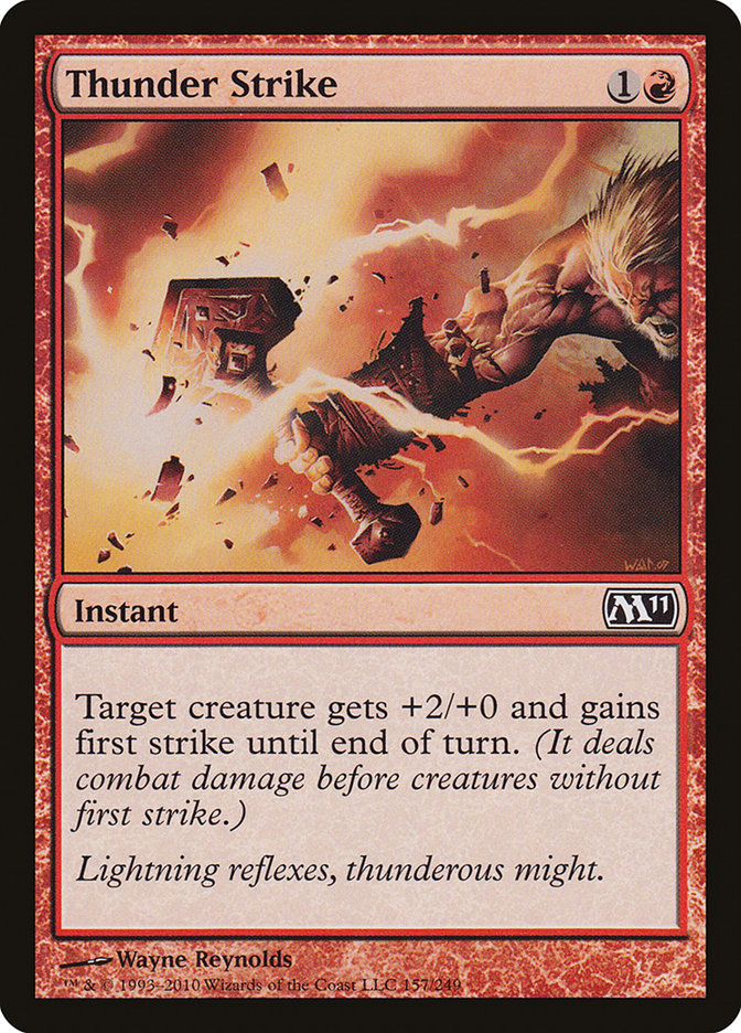 Thunder Strike [Magic 2011] - Magic: The Gathering - Card Brawlers | Quebec | Canada |