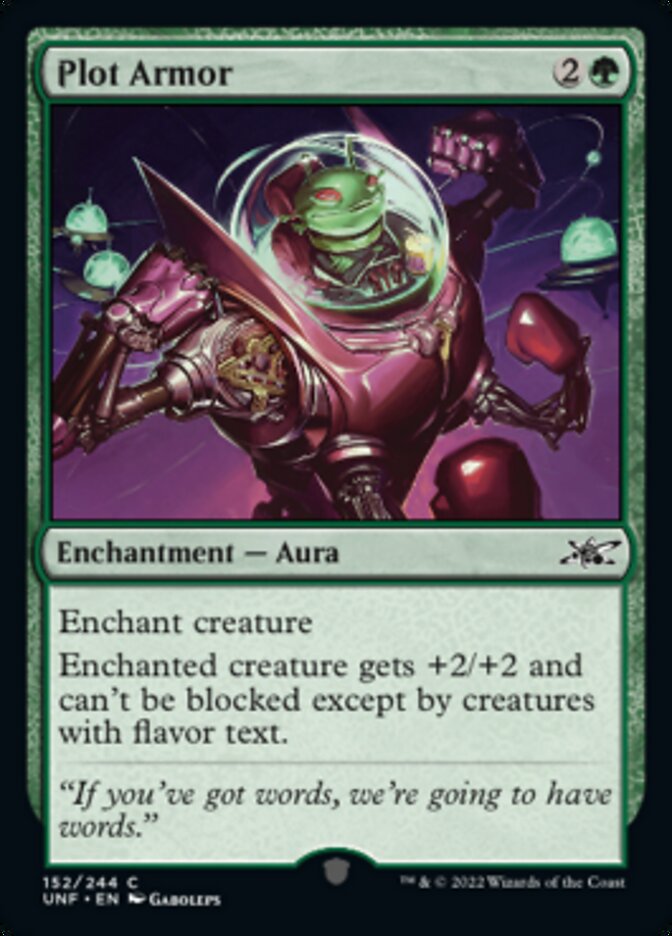 Plot Armor [Unfinity] - Magic: The Gathering - Card Brawlers | Quebec | Canada |