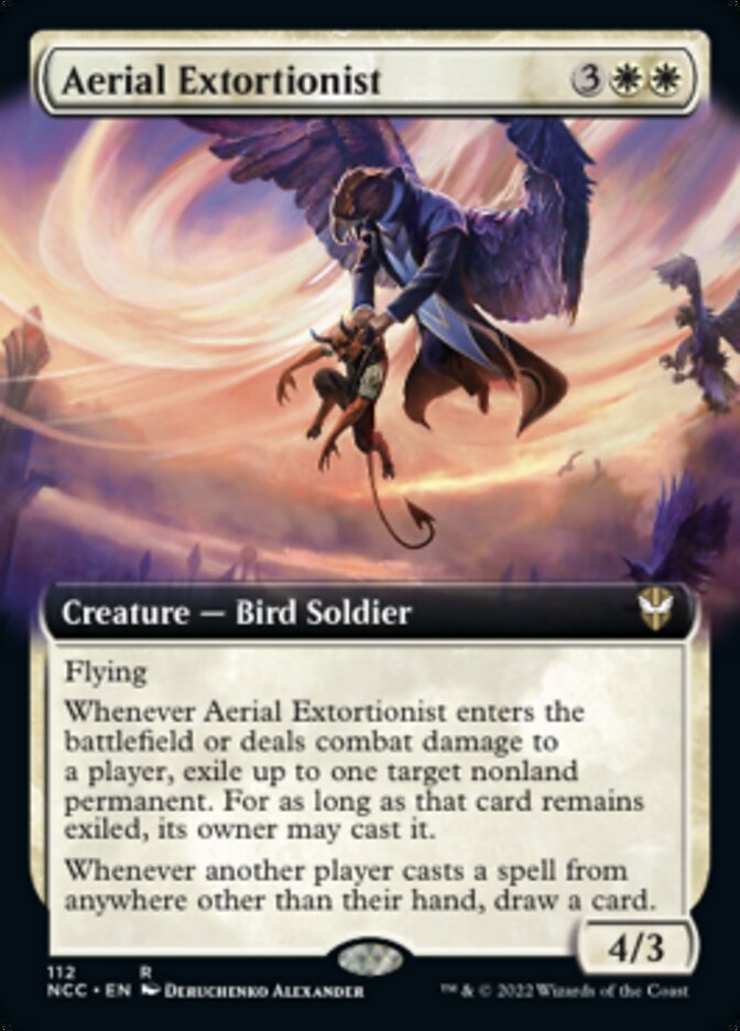 Aerial Extortionist (Extended Art) [Streets of New Capenna Commander] - Magic: The Gathering - Card Brawlers | Quebec | Canada |