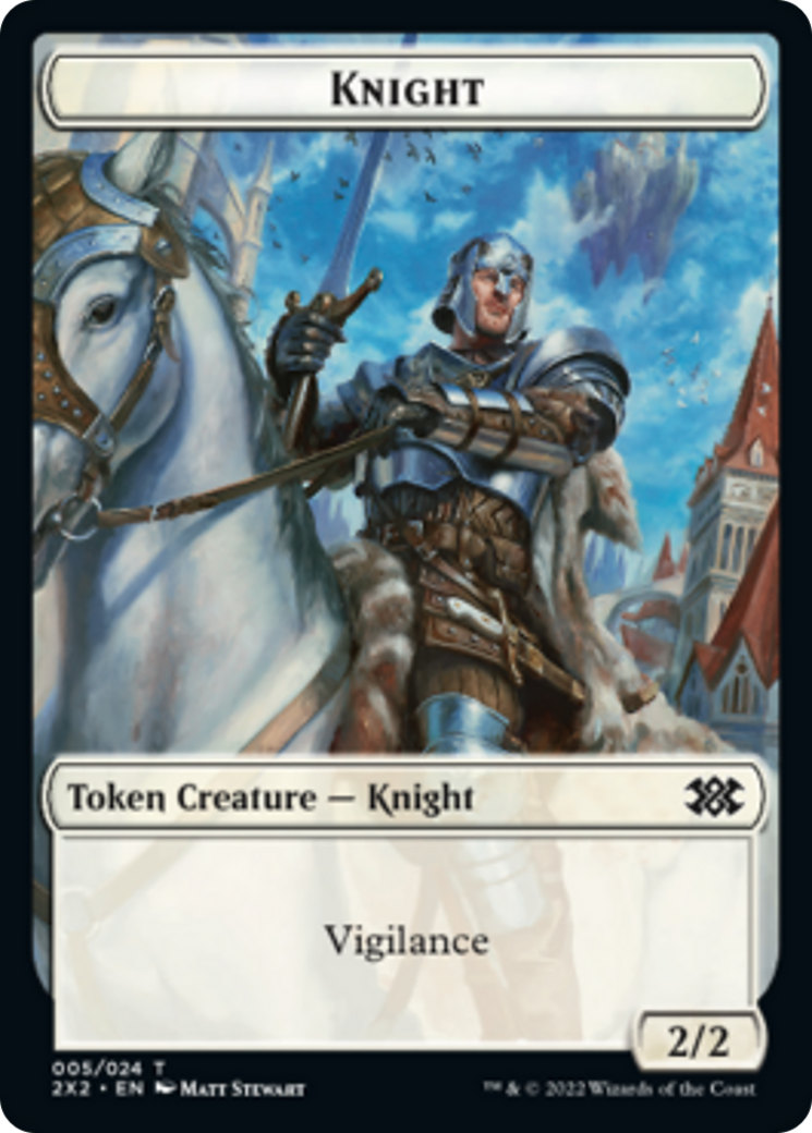 Spider // Knight Double-Sided Token [Double Masters 2022 Tokens] - Magic: The Gathering - Card Brawlers | Quebec | Canada |