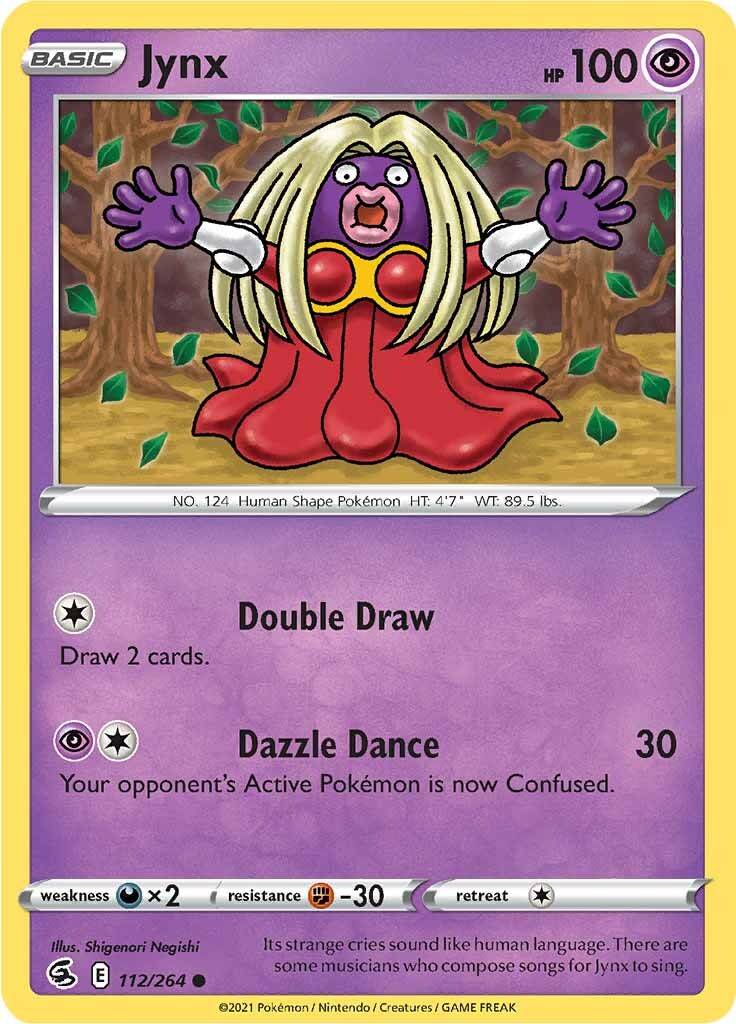 Jynx (112/264) [Sword & Shield: Fusion Strike] - Pokémon - Card Brawlers | Quebec | Canada |