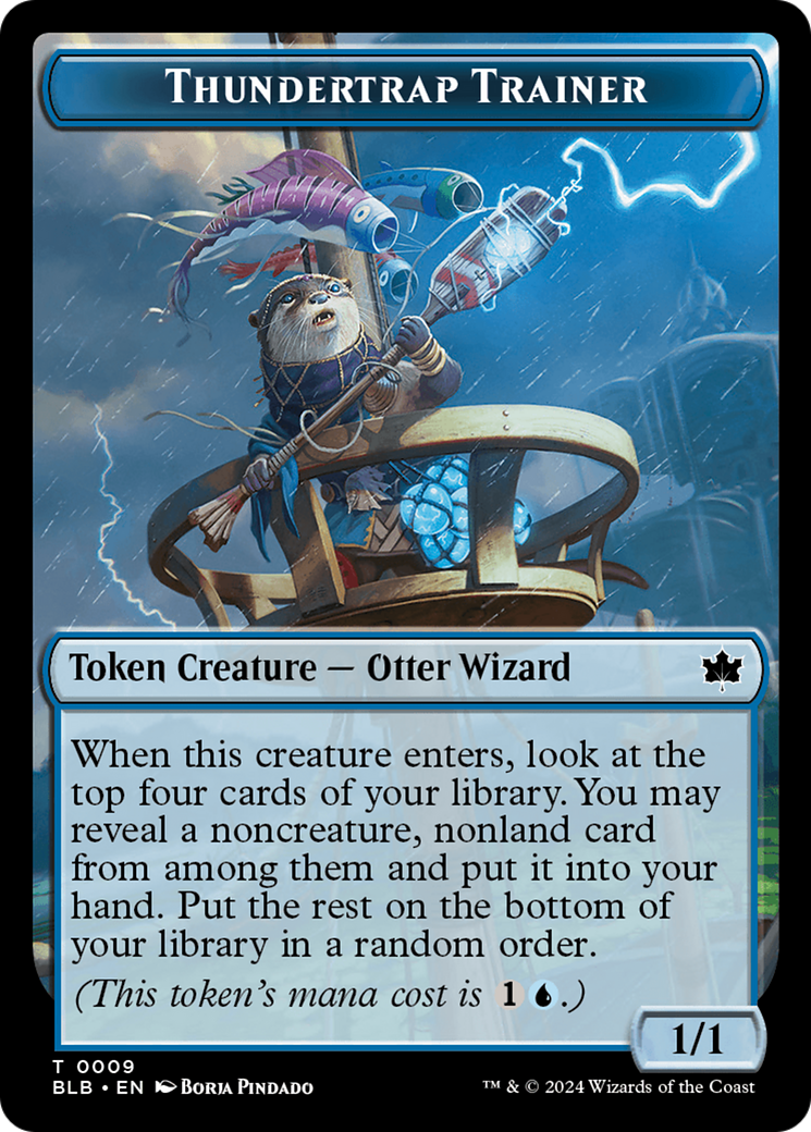 Snail // Thundertrap Trainer Double-Sided Token [Bloomburrow Tokens] - Magic: The Gathering - Card Brawlers | Quebec | Canada |