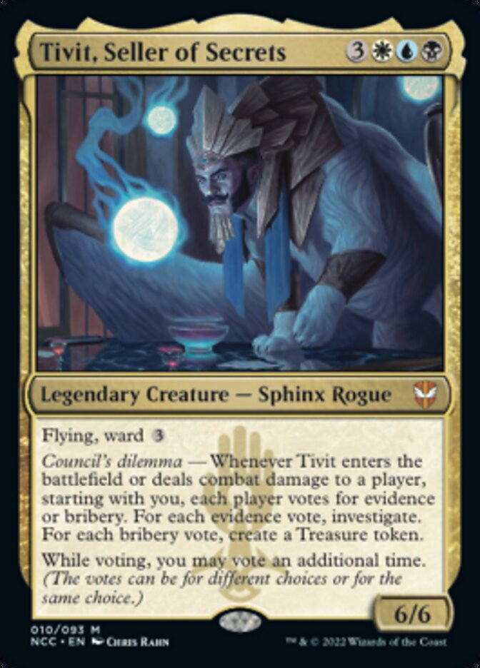 Tivit, Seller of Secrets [Streets of New Capenna Commander] - Magic: The Gathering - Card Brawlers | Quebec | Canada |