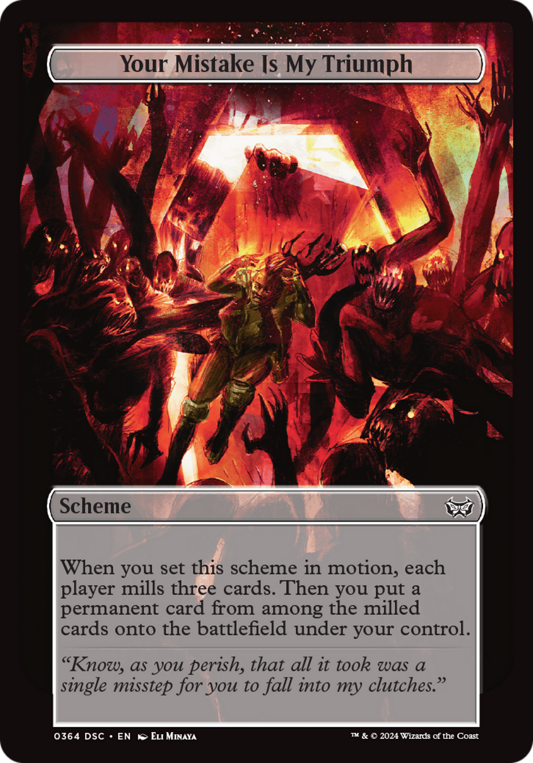 Your Mistake Is My Triumph (Full Art) [Duskmourn: Archenemy] - Magic: The Gathering - Card Brawlers | Quebec | Canada |