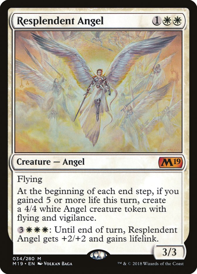Resplendent Angel [Core Set 2019] - Magic: The Gathering - Card Brawlers | Quebec | Canada |