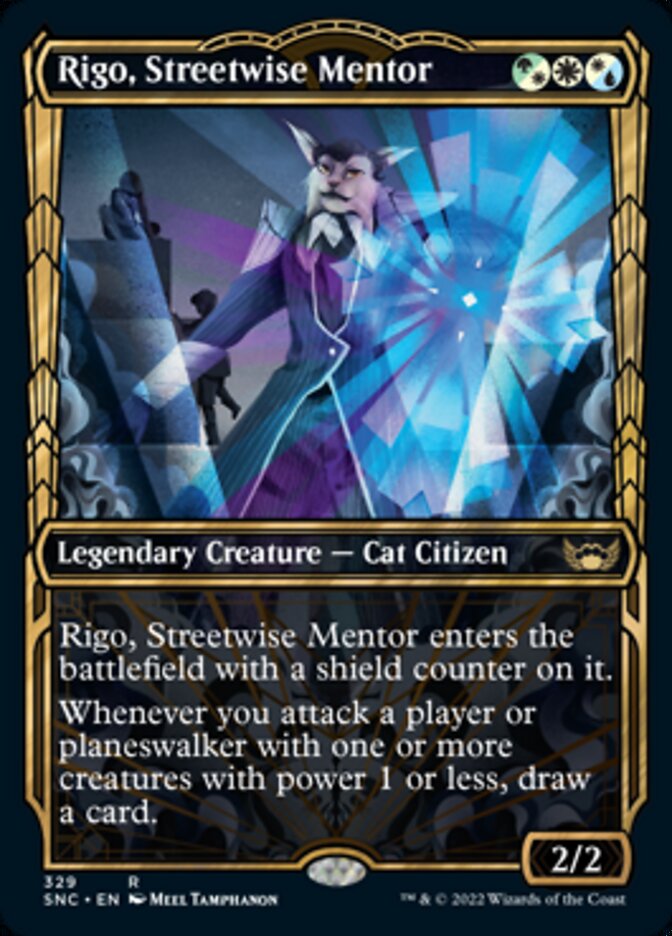 Rigo, Streetwise Mentor (Showcase Golden Age) [Streets of New Capenna] - Magic: The Gathering - Card Brawlers | Quebec | Canada |