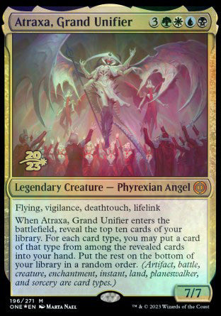 Atraxa, Grand Unifier [Phyrexia: All Will Be One Prerelease Promos] - Magic: The Gathering - Card Brawlers | Quebec | Canada |