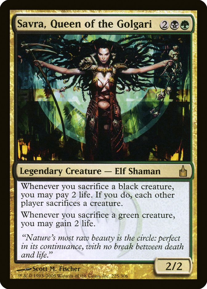 Savra, Queen of the Golgari [Ravnica: City of Guilds] - Magic: The Gathering - Card Brawlers | Quebec | Canada |