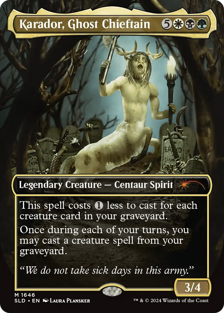 Karador, Ghost Chieftain (Rainbow Foil) [Secret Lair Drop Series] - Magic: The Gathering - Card Brawlers | Quebec | Canada |