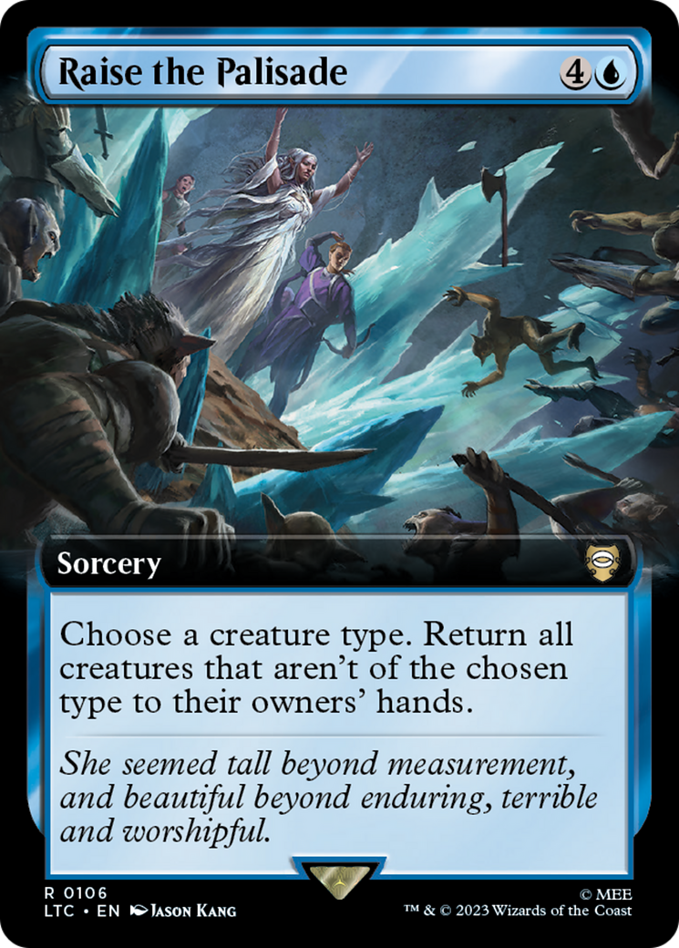 Raise the Palisade (Extended Art) [The Lord of the Rings: Tales of Middle-Earth Commander] - Magic: The Gathering - Card Brawlers | Quebec | Canada |
