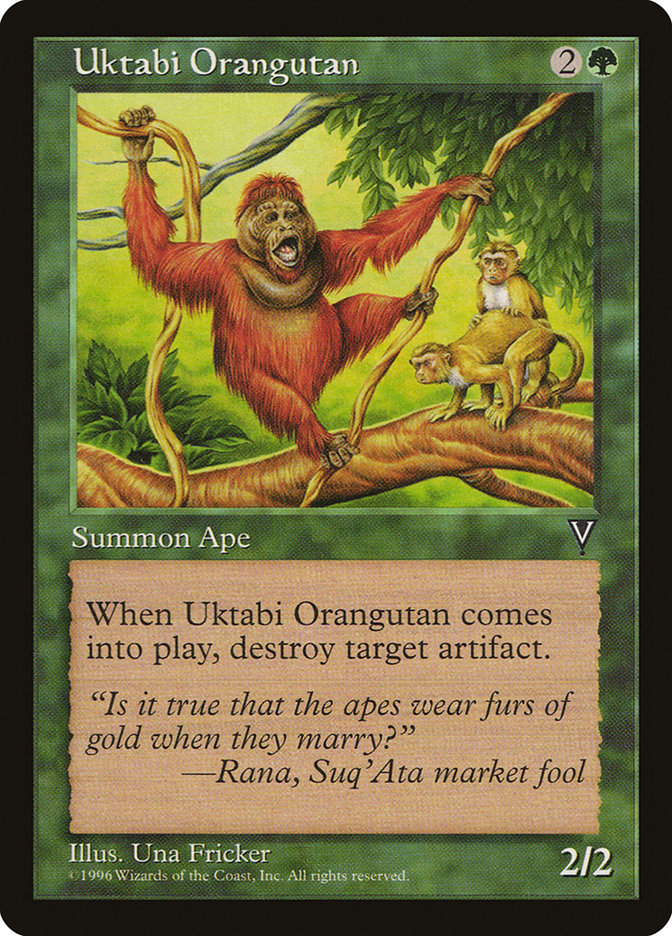 Uktabi Orangutan [Visions] - Magic: The Gathering - Card Brawlers | Quebec | Canada |