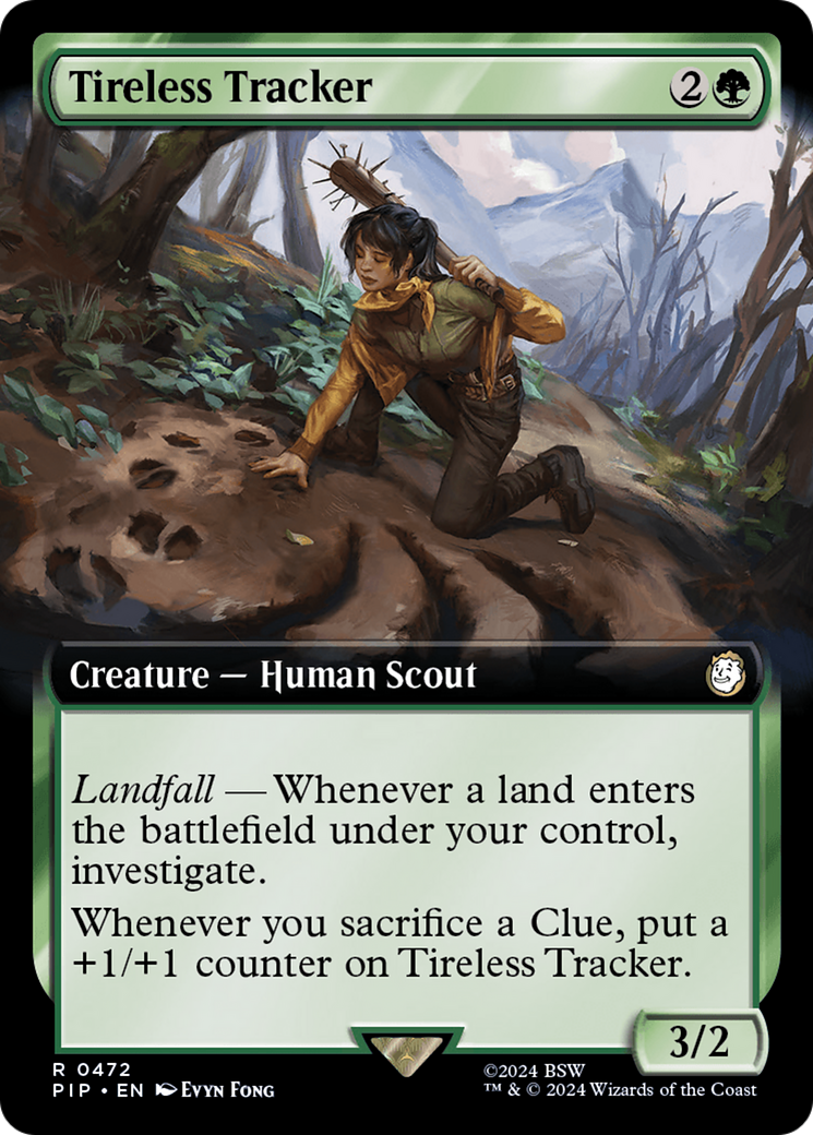 Tireless Tracker (Extended Art) [Fallout] - Magic: The Gathering - Card Brawlers | Quebec | Canada |