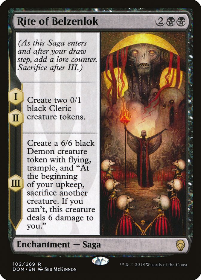 Rite of Belzenlok [Dominaria] - Magic: The Gathering - Card Brawlers | Quebec | Canada |