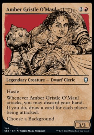 Amber Gristle O'Maul (Showcase) [Commander Legends: Battle for Baldur's Gate] - Magic: The Gathering - Card Brawlers | Quebec | Canada |