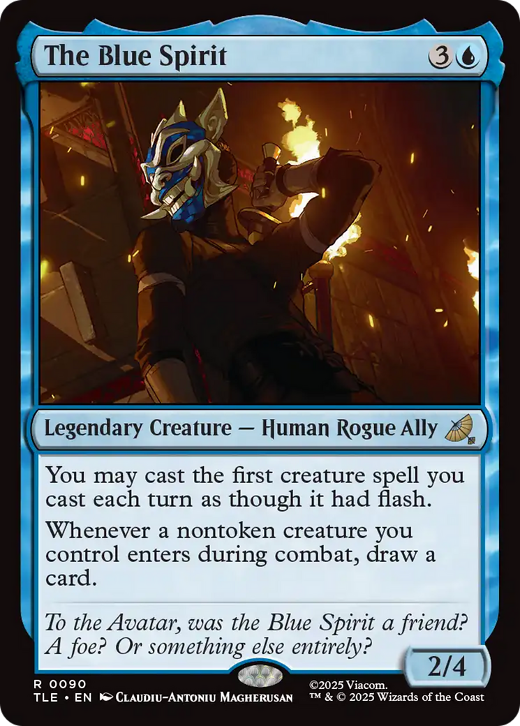 The Blue Spirit [Avatar: The Last Airbender: Eternal-Legal] - Magic: The Gathering - Card Brawlers | Quebec | Canada |