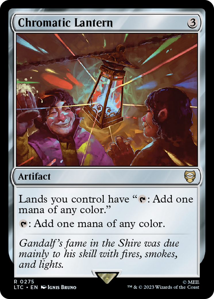 Chromatic Lantern [The Lord of the Rings: Tales of Middle-Earth Commander] - Magic: The Gathering - Card Brawlers | Quebec | Canada |
