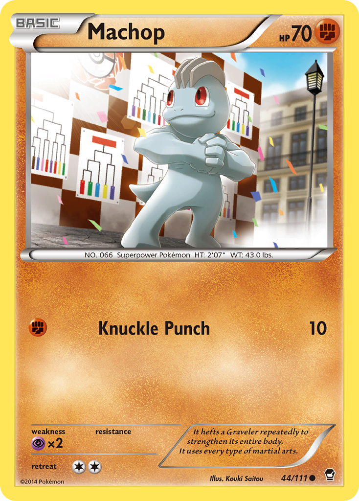 Machop (44/111) [XY: Furious Fists] - Pokémon - Card Brawlers | Quebec | Canada |