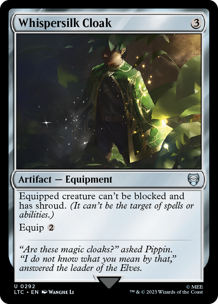 Whispersilk Cloak [The Lord of the Rings: Tales of Middle-Earth Commander] - Magic: The Gathering - Card Brawlers | Quebec | Canada |