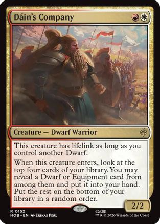 Dain's Company (HOB-152) - The Hobbit - Card Brawlers