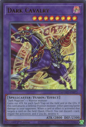 Dark Cavalry (MAMO-EN072) - Magnificent Monsters 1st Edition - Card Brawlers