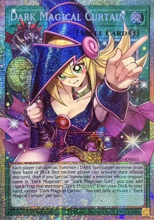 Dark Magical Curtain (Starlight Rare) (Extended Art) (MAMO-EN003) - Magnificent Monsters 1st Edition - Card Brawlers