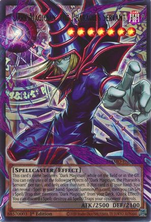 Dark Magician, the Pharaoh's Servant (Extended Art) (MAMO-EN001) - Magnificent Monsters 1st Edition - Card Brawlers