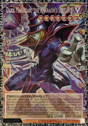 Dark Magician, the Pharaoh's Servant (GMR) (MAMO-EN001) - Magnificent Monsters 1st Edition - Card Brawlers