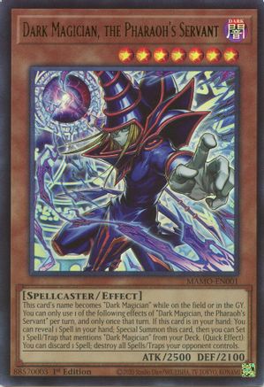 Dark Magician, the Pharaoh's Servant (MAMO-EN001) - Magnificent Monsters 1st Edition - Card Brawlers