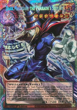 Dark Magician, the Pharaoh's Servant (Starlight Rare) (Extended Art) (MAMO-EN001) - Magnificent Monsters 1st Edition - Card Brawlers
