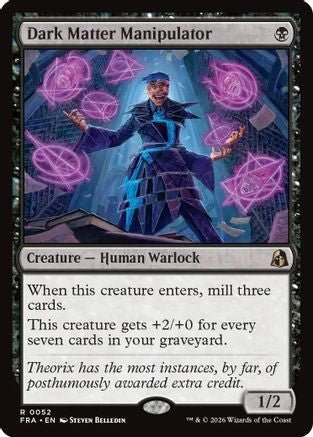 Dark Matter Manipulator (FRA-052) - Reality Fracture Foil - Card Brawlers
