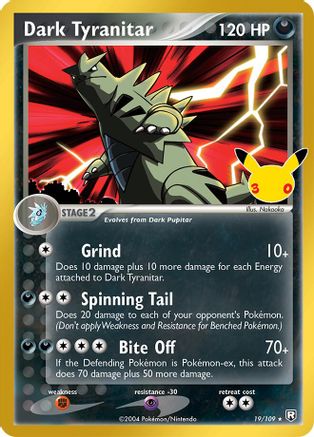 Dark Tyranitar (019/null) - Holofoil [ME 30th Celebration Classic Collection] - Card Brawlers