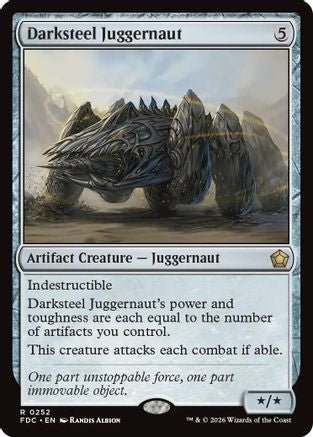 Darksteel Juggernaut (FDC-252) - Commander: Foundations - Card Brawlers