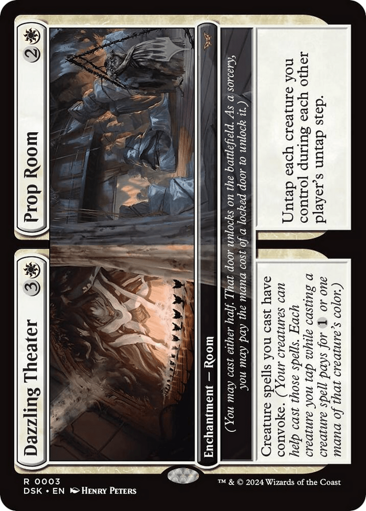 Dazzling Theater // Prop Room (Promo Pack) [Duskmourn: House of Horror Promos] - Card Brawlers