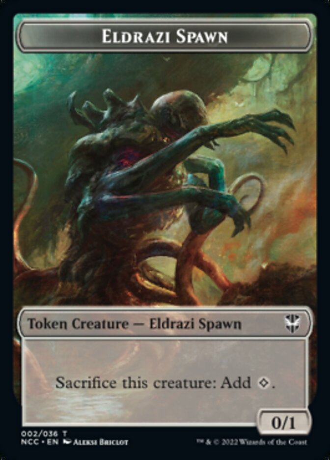 Eldrazi Spawn // Human Double-Sided Token [Streets of New Capenna Commander Tokens] - Magic: The Gathering - Card Brawlers | Quebec | Canada |