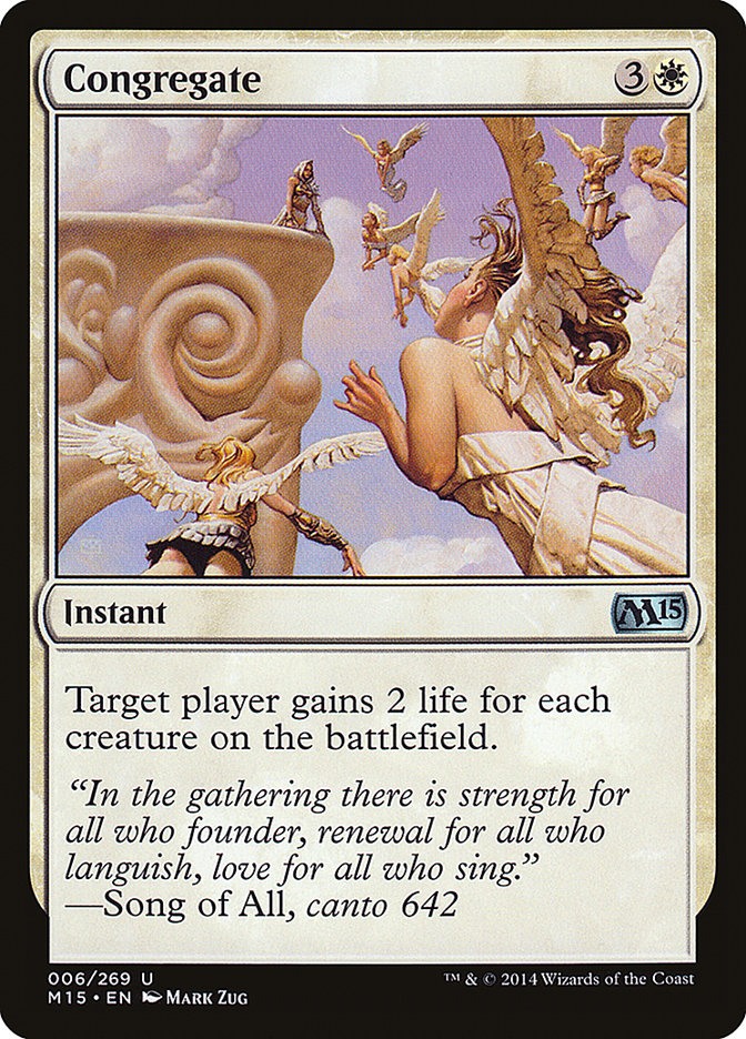 Congregate [Magic 2015] - Magic: The Gathering - Card Brawlers | Quebec | Canada |