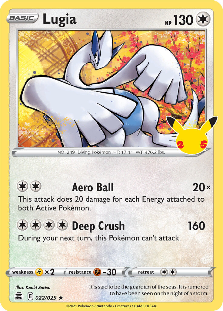 Lugia (022/025) [Celebrations: 25th Anniversary] - Pokémon - Card Brawlers | Quebec | Canada |