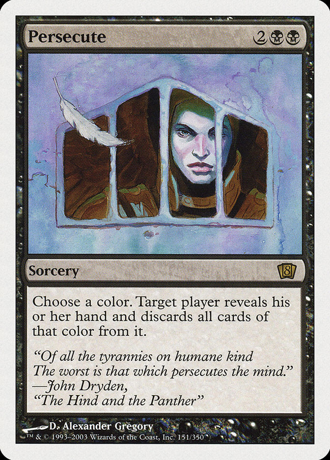 Persecute [Eighth Edition] - Magic: The Gathering - Card Brawlers | Quebec | Canada |