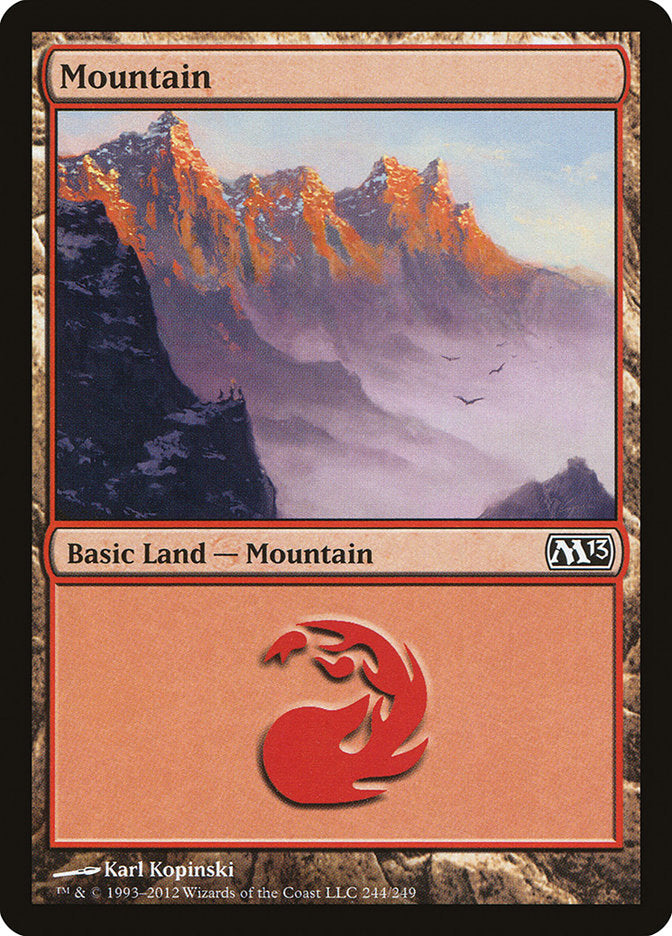 Mountain (244) [Magic 2013] - Magic: The Gathering - Card Brawlers | Quebec | Canada |