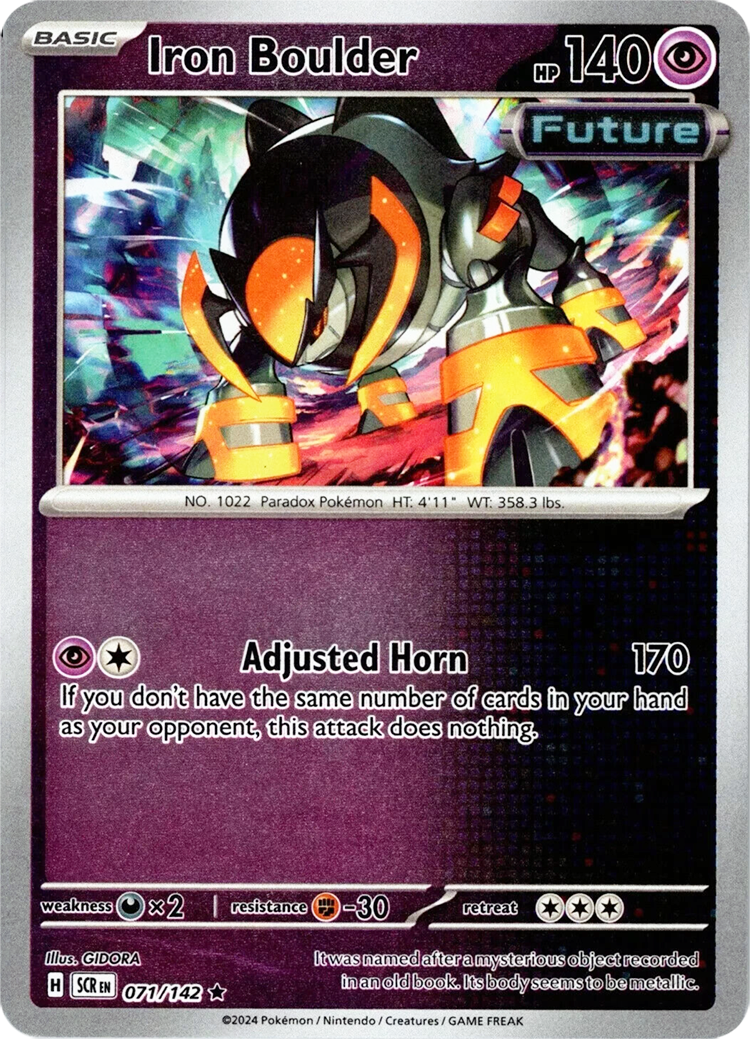 Iron Boulder (071/142) [Scarlet & Violet: Stellar Crown] - Pokémon - Card Brawlers | Quebec | Canada |