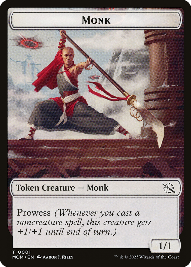 Monk // Spirit (14) Double-Sided Token [March of the Machine Tokens] - Magic: The Gathering - Card Brawlers | Quebec | Canada |