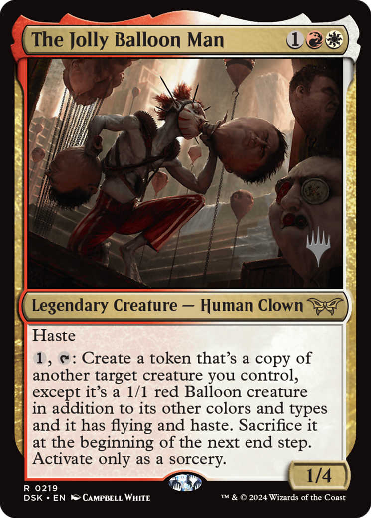 The Jolly Balloon Man (Promo Pack) [Duskmourn: House of Horror Promos] - Magic: The Gathering - Card Brawlers | Quebec | Canada |