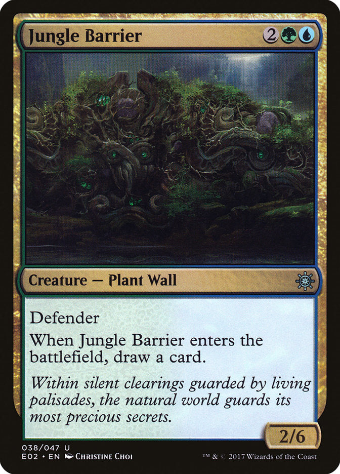 Jungle Barrier [Explorers of Ixalan] - Magic: The Gathering - Card Brawlers | Quebec | Canada |