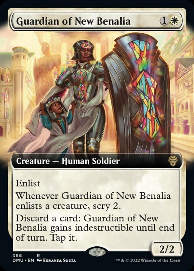 Guardian of New Benalia (Extended Art) [Dominaria United] - Magic: The Gathering - Card Brawlers | Quebec | Canada |