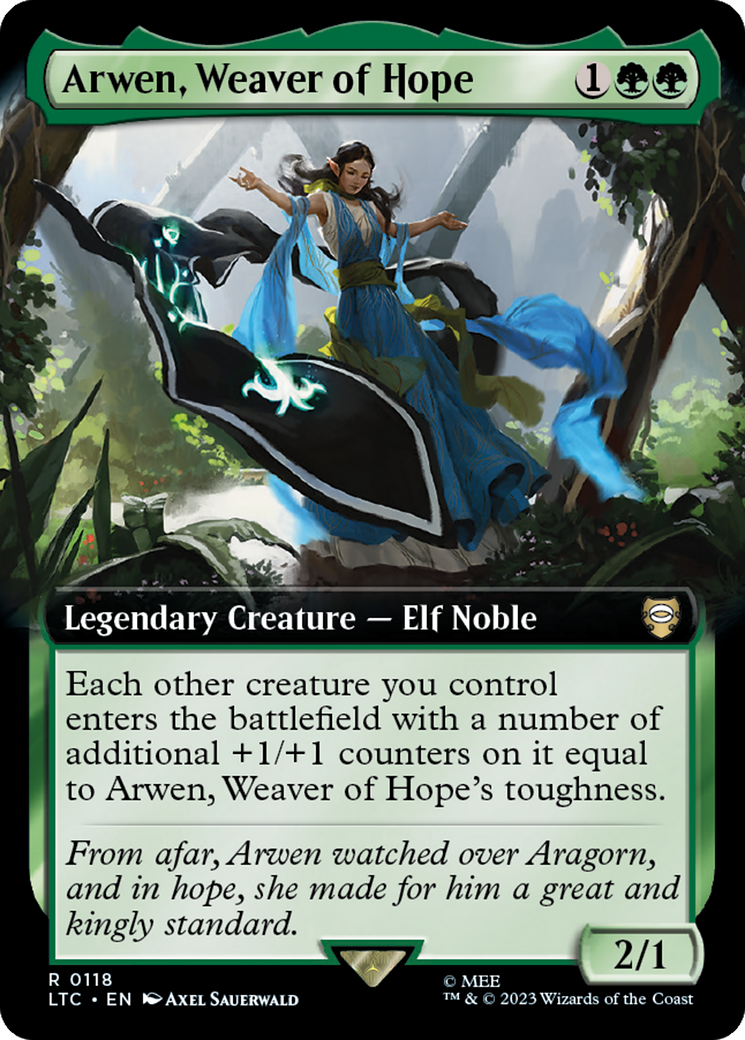 Arwen, Weaver of Hope (Extended Art) [The Lord of the Rings: Tales of Middle-Earth Commander] - Magic: The Gathering - Card Brawlers | Quebec | Canada |
