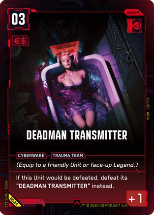 Deadman Transmitter (B024) - Welcome to Night City Beta - Card Brawlers